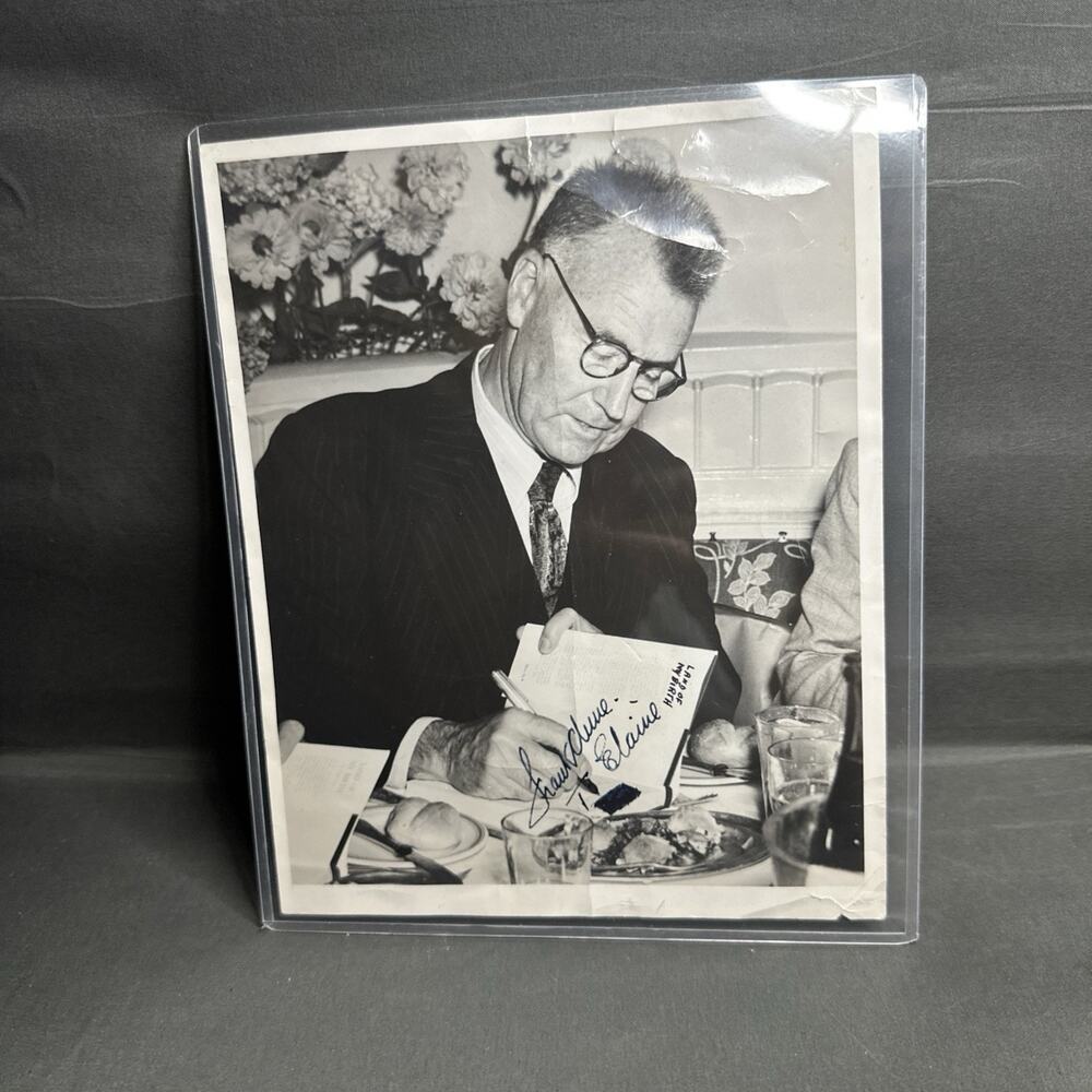 Signed Picture Of Erle Stanley Gardner